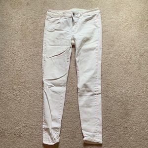 American Eagle White Jeggings